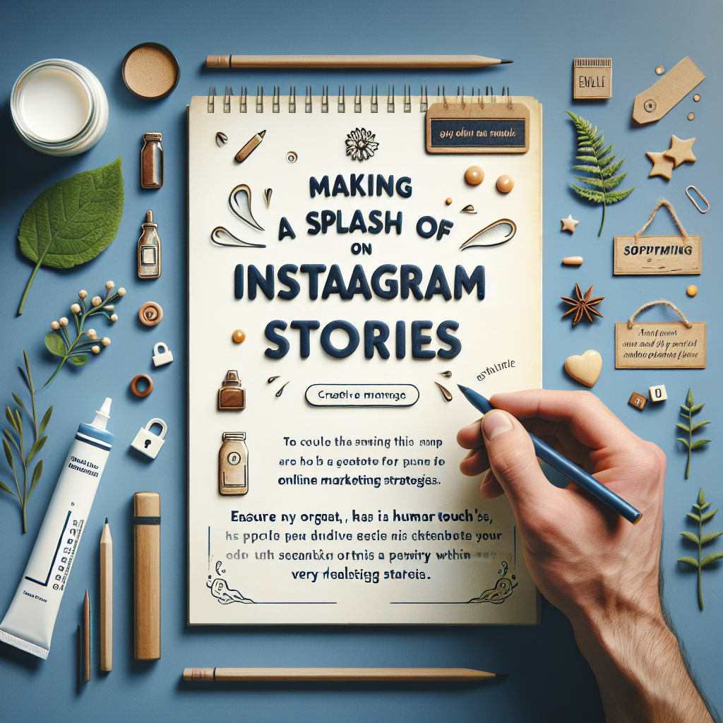 “Making a Splash on Instagram Stories – Creative Ways to Utilize this Feature withinrealonlinemarketingstrategies”